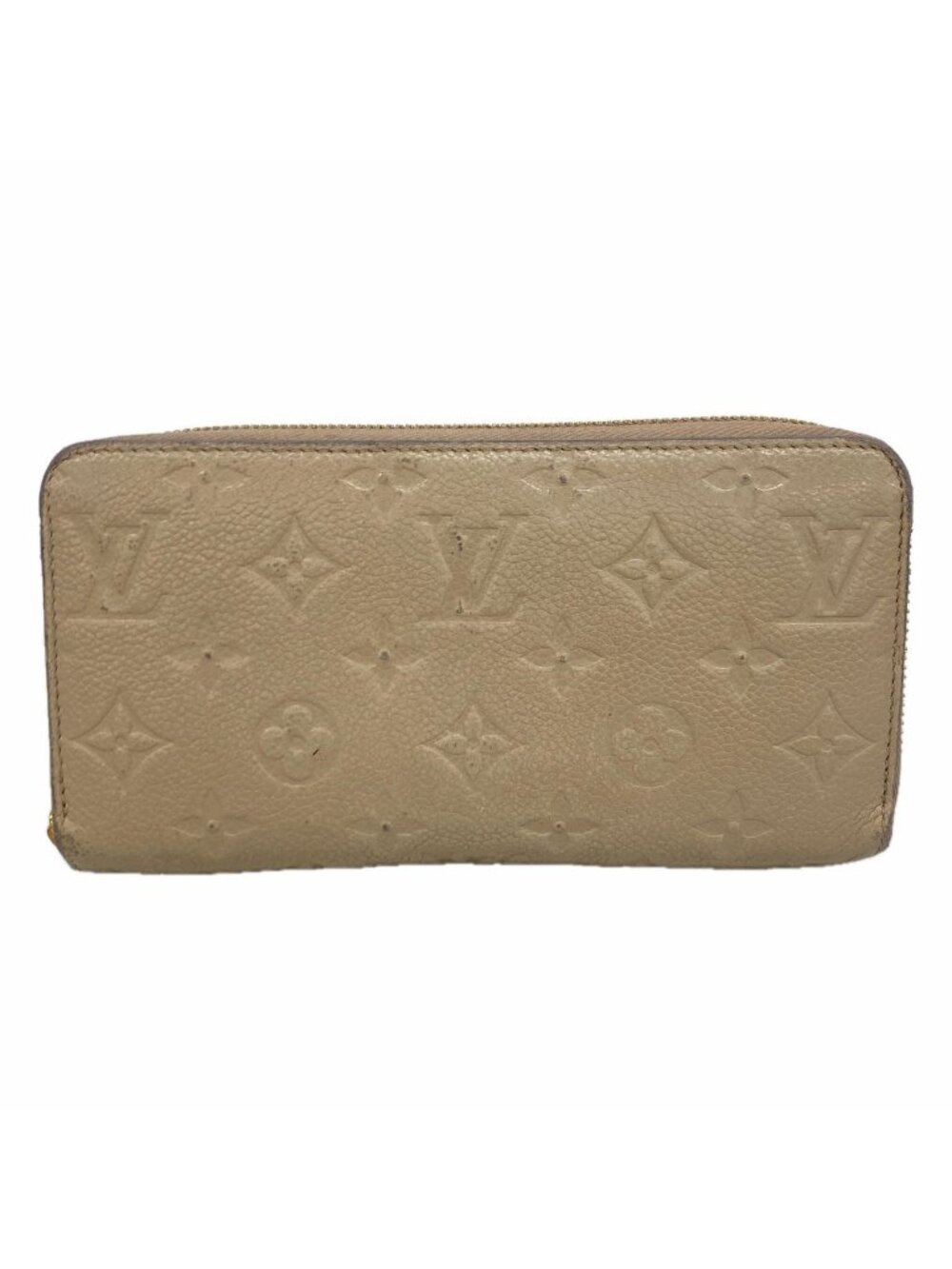 Louis Vuitton Wallet Monogram Empreinte Zippy Tourterelle